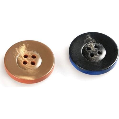 20pcs high grade round buttons 4 holes pattern resin sewing buttons mens suit garment flatback buttons for jeans 15-23mm