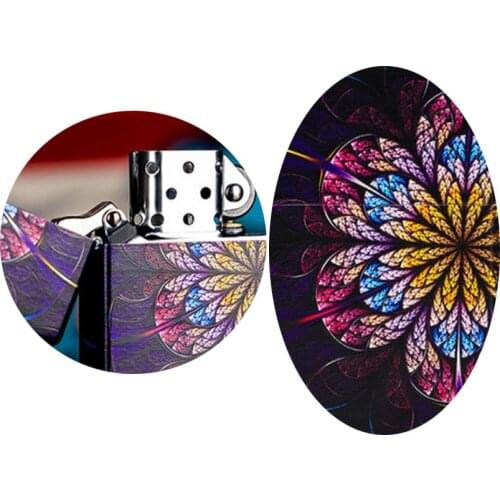 Lighter Gasoline Oil Petrol Refillable Metal Retro Women GadgetBar S