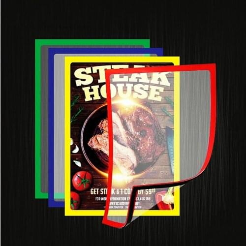 Magnetic Photo Frame Home A4 Certificate Protection Cadre Poster Frames Refrigerator Wall Pictures Retrato Cover Document