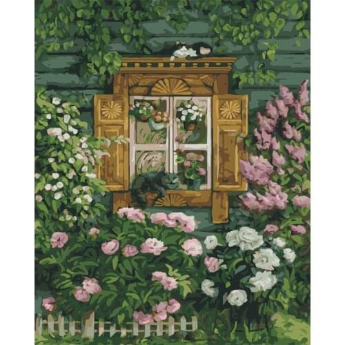 Quintet Hello Oil Painting By Numbers Deer 40x50cm Diy Paint By Numbers For Adult Animals Frameless Canvas Painting Unique Gift