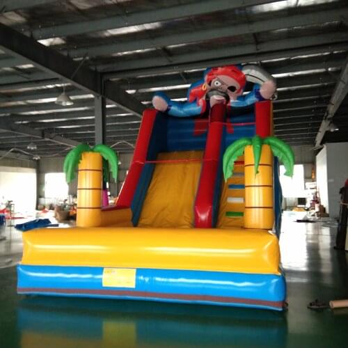 Inflatable Slide Backyard Kids Adult PVC Pirate Slide for Outdoor Entertainment