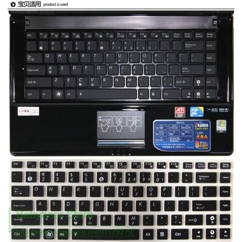 New Silicone laptop keyboard cover skin For Asus A40 A42 A43 A45 A45V A46E A46C A85 A450J/C A455LD A450L A401L/LB A456UF