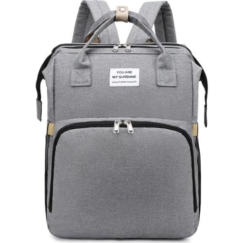 Mommy Bed Bag, Mother Bag, Baby Sleeping Bag, Multifunctional Folding Backpack for Mother and Baby, Stretch Crib Bag