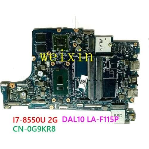 Working for dell 3490 3590 5570 motherboard I7-8550U TM530 2GB 0G9KR8 CN-0G9KR8 G9KRB CAL50 DAL10 LA-F115P fully tested well