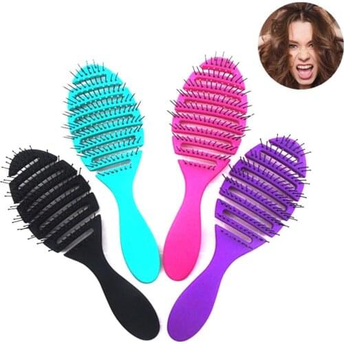 Hair Scalp Massage Comb Hairbrush Anti-static magic comb for women Curly Detangle Hair Brush for bath Hairdressing Styling Tools