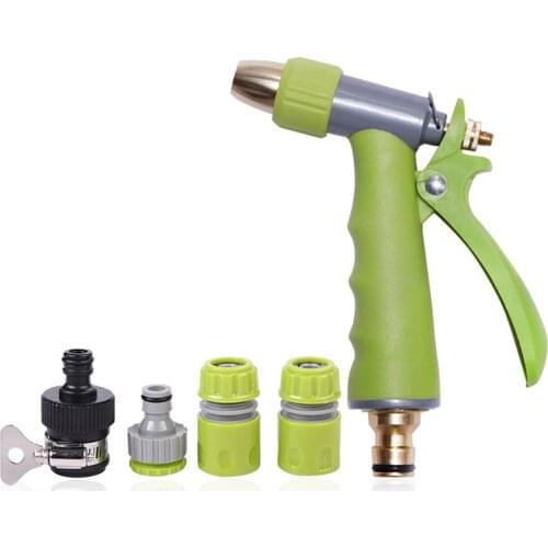 Garden Hose Spray Gun, High Pressure Spray Nozzle,Heavy Duty Metal Water Gun, Hose Pipe Spray Gun,Spray Gun Set for Car Washing