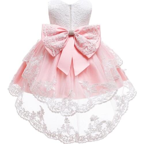 Christmas dress for girls kids clothes flower girl party wedding dress 2020 lace princess dress lolita tailing toddler clothes