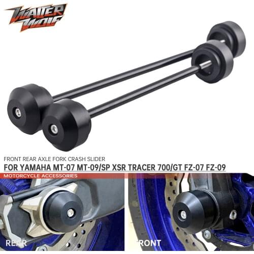 2020 Front Rear Axle Fork Crash Sliders For YAMAHA MT-07 MT07 FZ-07 MT-09 FZ-09 MT 07 09 Motorcycle Accessories Wheel Protector
