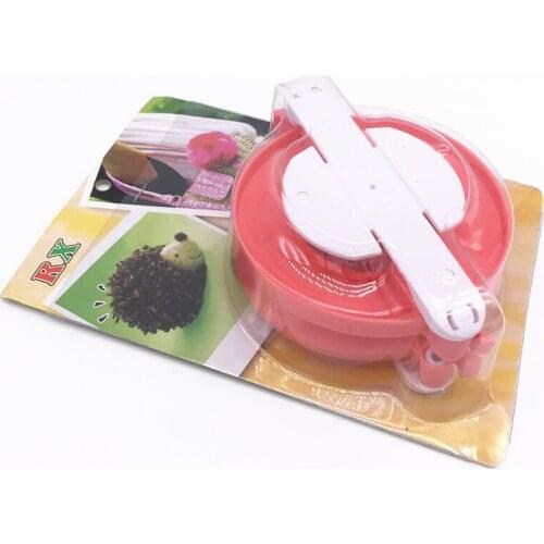 1 Set Pom Pom Maker Clover Fluff Ball Weaver Needle Craft Knitting Tool DIY needlework Set home supplies