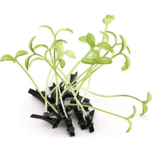 1pc/2pcs Grass Clips Popular Headwear Clasp Antenna Hairpins Hair Pin Bean Sprout Headwear