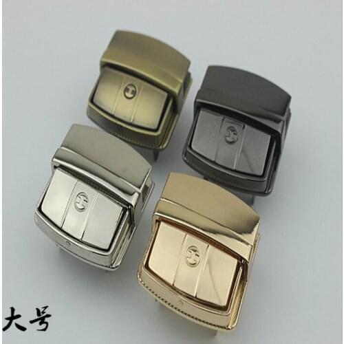 10 PCS / lot) luggage handbags high-grade thick square switch plug hardware accessories