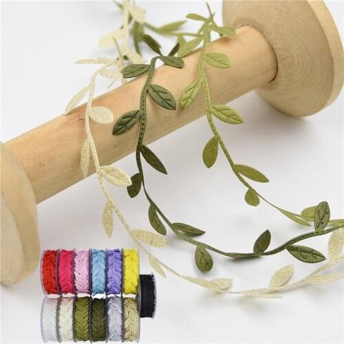 15Meter Christmas Leaves Ribbons Bow Wedding Decoration Home Gifts Wrapping Satin Ribbons Party Birthday Accessories Baby Shower