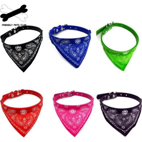 2019 New Fahsion Small Dog Scarf Adjustable Pet Cat Collars Scarf Neckerchief Necklace trigon Pet accessories 23