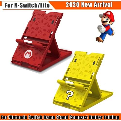 2020 Adjustable Foldable ABS Compact Bracket Play Stand Stand Holder for Nintendo Nintend Switch Console Switch Lite Accessories