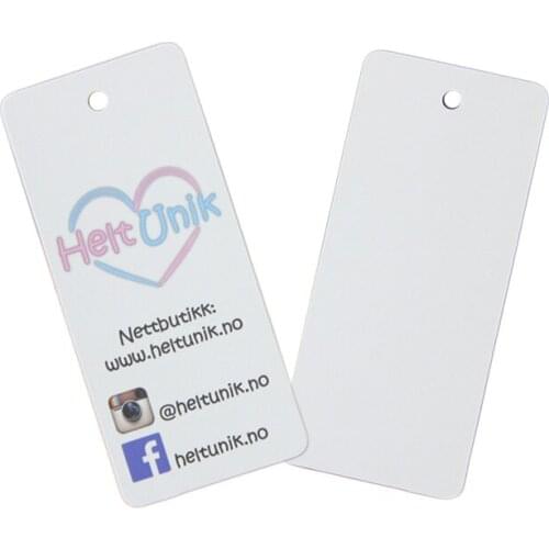 Promotion cheap fashion print garment hang tags gift package swing tag