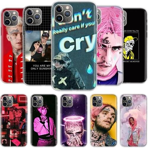 Lil peep Missing you Phone Case For iPhone 11 12 Mini Pro 7 6 X 8 6S Plus XS MAX + XR 5S Eleven Art TPU Cover Coque Capa Shell