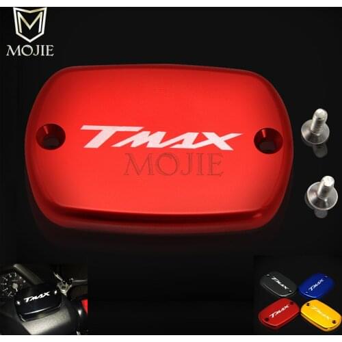 CNC Motor Bike Motorcycle Brake Fluid Reservoir Tank Caps Cover For Yamaha T-max 530 TMAX T MAX 530 XP530 XP 530 2012-2016