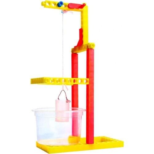 Children Roller Wells DIY Materials Homemade Educational Plastic Science Physical Experiments Well Toy Kit for Kids Gifts