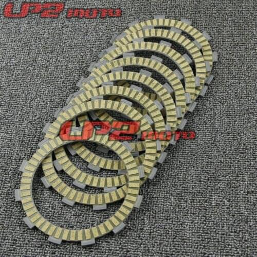 For Honda CRF250X 2004-2016 CRF250R 2008-2017 Paper Based Clutch Friction Kit Disc Plates Set Motorbike Parts Accessories