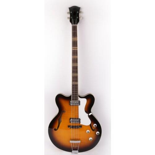 Good quality electric 4 string f holl jazz bass guitar free shipping