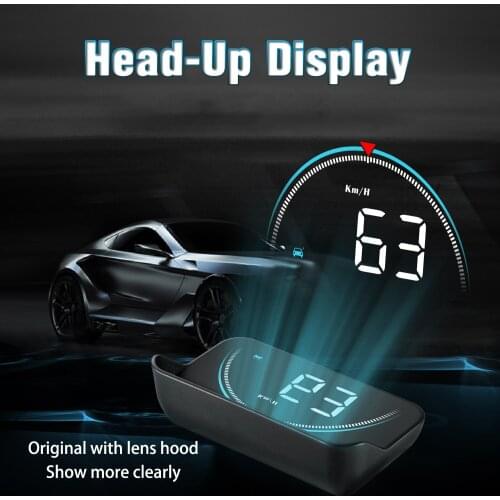 HUD OBD2 Head Up Display Overspeed Warning System Car Speedometer Projector Windshield Auto Electronic Alarm Smart Gadgets