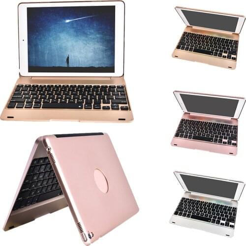 Besegad Aluminum Bluetooth Keyboard Keypad Key Board Pad Case Cover for Apple iPad Air 2 iPad Pro 9.7inch