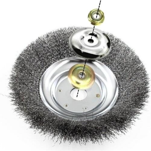 1 Set Grass Tray Plate and Gearbox Fixing Kit Thin Steel Wire Grass Trimmer Head Derusting Weeding Wheel Garden Brush Cutter