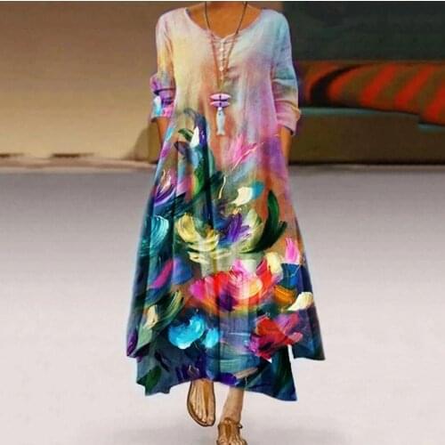 MAFIRRY Colored Summer Dresses