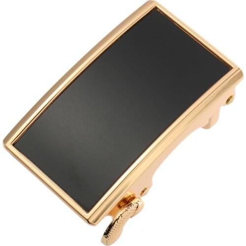 Fashion Mens Business Alloy Automatic Buckle Unique Men Plaque Belt Buckles 3.5cm Ratchet Men Apparel Accessories LY133-9527