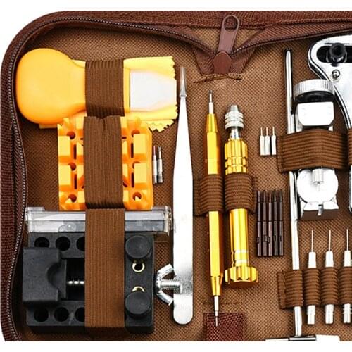 Professional 149x Watch Repair Kit Watch Opener Spring Bar Tool Watchband Link Remover Link Pin Remover Set Replace