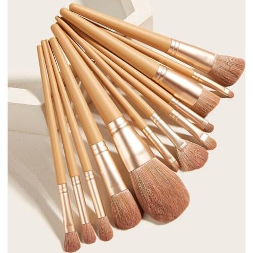 Q81B Soft Bristles Makeup Brushes Set Professional Kit Buff Beauty Tools Accessories for Powder Blusher Eye Shadow