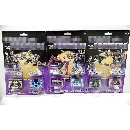 New In Box TRANSFORMATION TOY G1 Reissue Cassettes Laserbeak/Frenzy/Ravage/Ratbat/Frenzy