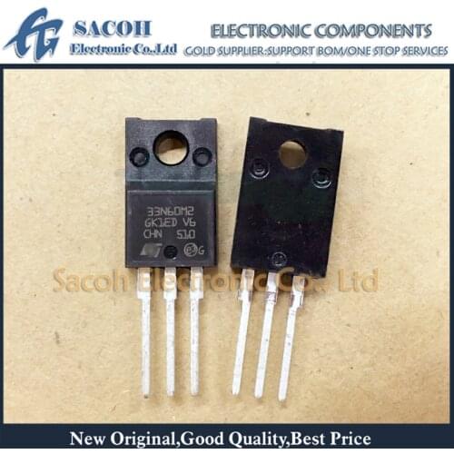 Free Shipping 10Pcs STF33N60M2 STP33N60M2 33N60M2 TO-220F/TO-220 26A N-channel 600V Power MOSFET