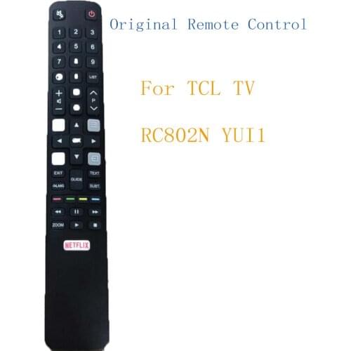Original For TCL TV Remote Control RC802N YAI3 Fernbedienung