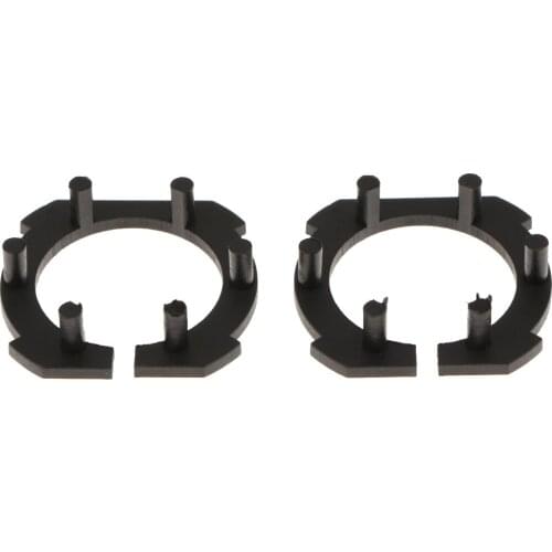 Pair H7 Bulb Headlight Holder Adaptor Conversion For Mazda 3/5/6 M3/M5/M6