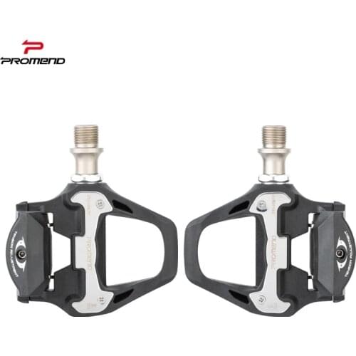 PROMEDN Road Bike Bicycle Self-Locking Pedals 260g Ultralight nylon 2 Sealed Bearing Pedal For SHIMANO SPD-SL system Bike Part