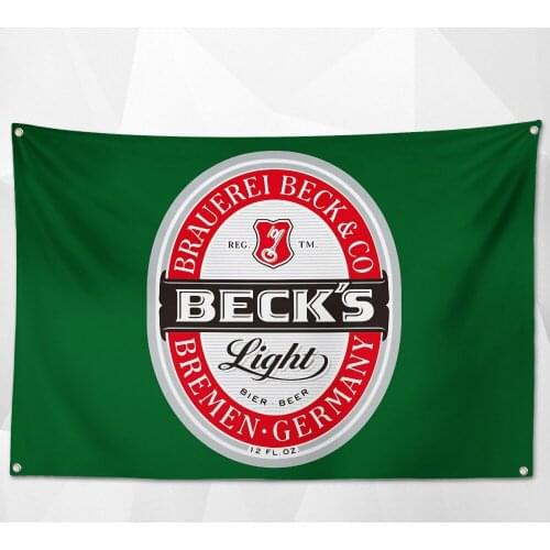 BEER COCKTAILS Poster Wall Art Bar Wine Cellar Cafe Home Decor Hanging Flag 4 Gromments in Corners Beer Day Banner Tapestry E5