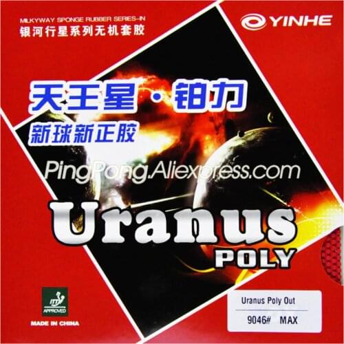 YINHE URANUS POLY Table Tennis Rubber Pips-out URNUS Original YINHE Ping Pong Sponge