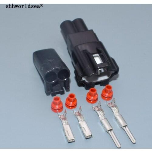 Shhworldsea 2 Pin 7282-7029-40 7283-7029-40 Female Male Auto Waterproof Electrical Wiring Harness Connector Fuse Box