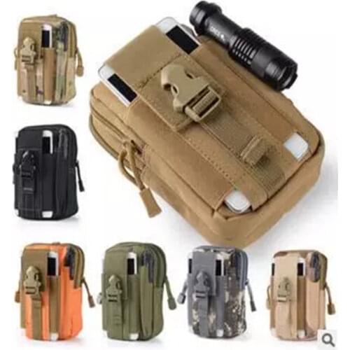 Sport Casual Tactical Military Outdoor Belt Molle Waist Bag Mens Sport Casual Waist Fanny Pack Phone case Camping Hunting Bags