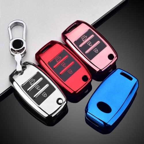 High quality Car TPU Key Case Cover For Kia Rio 3 K2 Ceed Cerato K3 Sportage 4 Picanto K5 Optima Sorento Forte Stinger 2017 2018