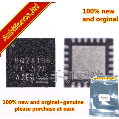 10pcs 100% new and orginal BQ24196 I2C Controlled 2.5A Single Cell USB/Adapter Charger in stock