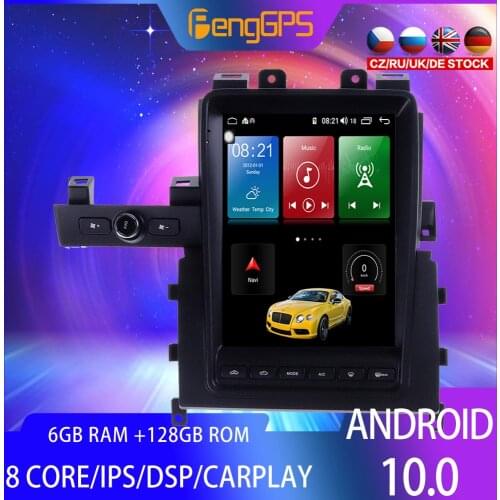 128G Android 10 Tesla Style Screen For Nissan GT- R GTR 2011 - 2017 Car Radio Multimedia Video Player Navigation GPS Auto 2 din