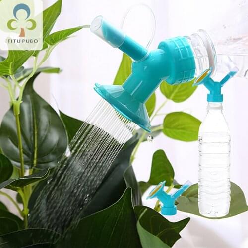 2Pcs Plastic 2In1 Sprinkler Nozzle For Flower Waterers Bottle Watering Sprinkler Portable Household Potted Plant Waterer