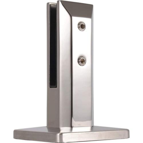 304 Stainless Steel Clamp Glass Panel Pool Fence Staircase Bracket Spigot Balustrade Floor Deck Balustrade Railing Mount Clamp