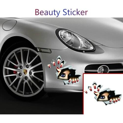 Atreus Car-styling 3D Eyes Stickers Funny Peeking for Subaru Forester XV Toyota Corolla Avensis RAV4 C-HR Honda Civic Accord CRV
