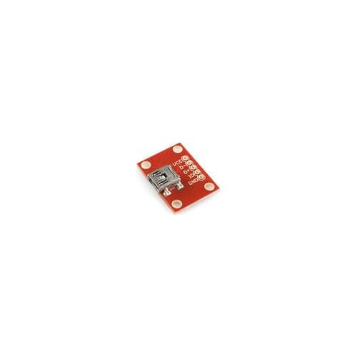 BOB-09966 Interface Development Tools USB Mini-B Breakout