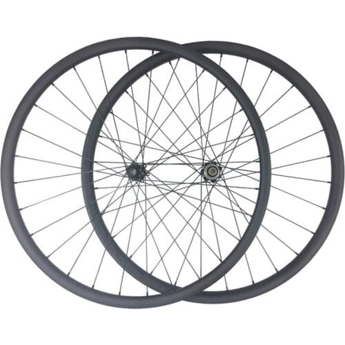 LIENGU 1180g 29er MTB XC tubeless clincher 28mm asymmetric carbon wheels Novatec 6 bolts straight pull hookless disc wheelset