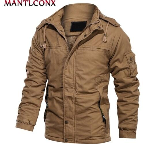 MANTLCONX Men's Long Parkas