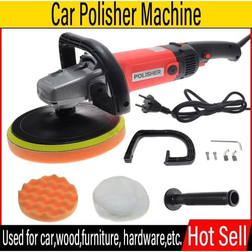 220V Waxing Tools Electric Car Polisher Machine Auto Polishing Machine Adjustable Speed Sanding Car Accessories Powewr Tools